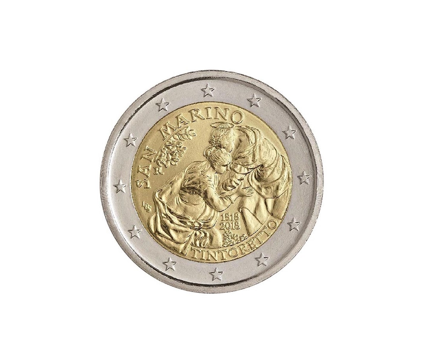 2 Euros SAINT MARIN 2018 500ème anniversaire de Tintoretto