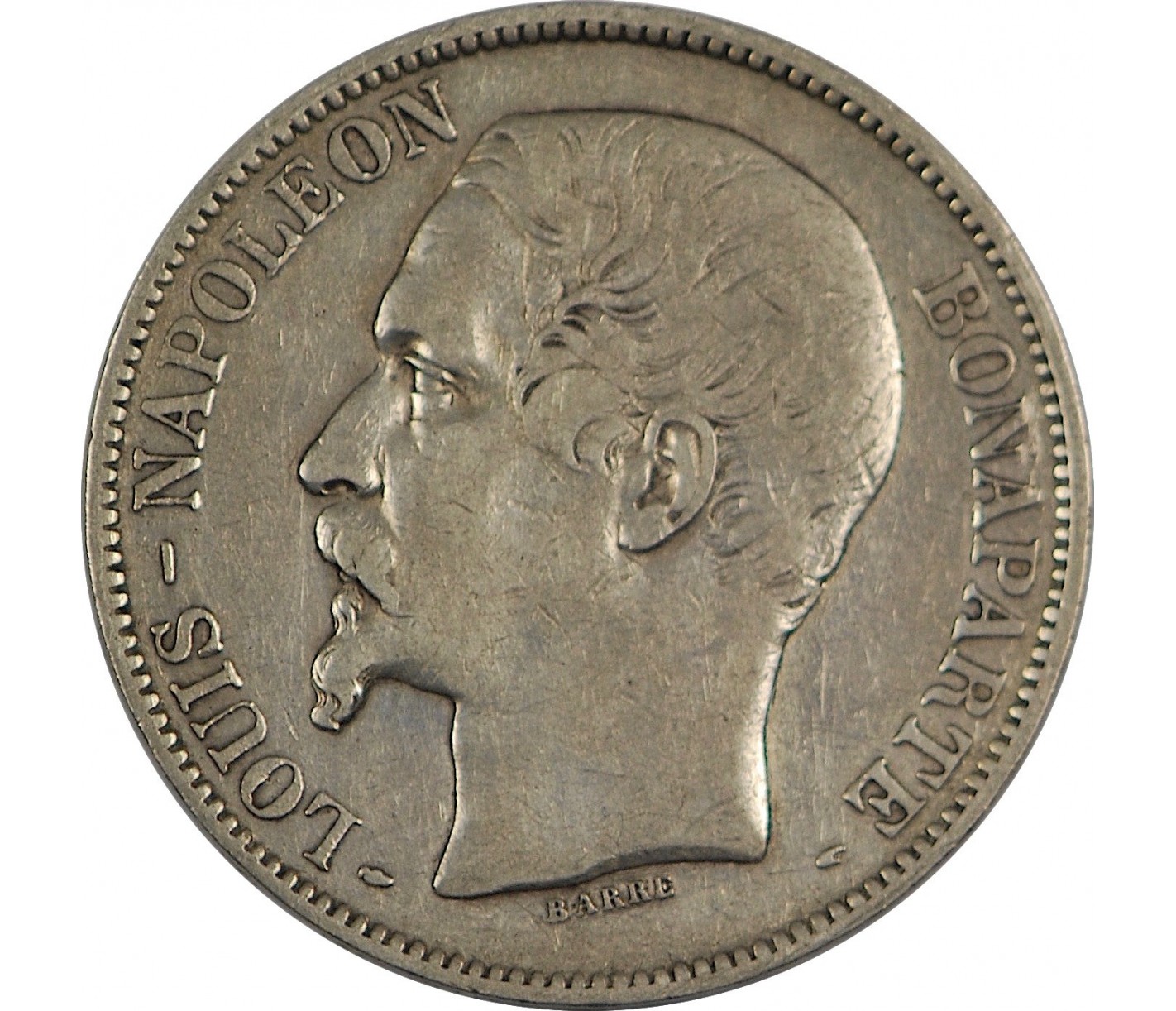 Pièces 5 Francs Louis Napoléon Bonaparte 1852