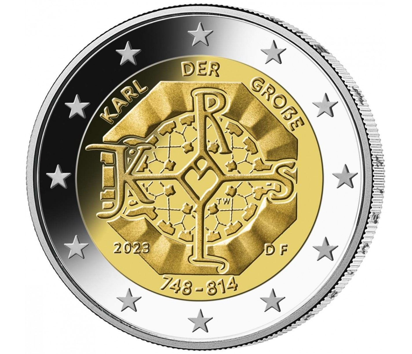 2 Euros ALLEMAGNE 2023 Charlemagne ADFGJ 5 Ateliers