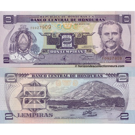 2 LEMPIRAS HONDURAS 1994 P.72c NEUF