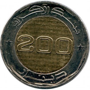 ALGÉRIE 200 Dinars 50èm année de l'indépendance (1962-2012) SPL 2