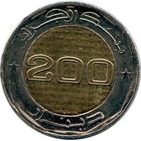 ALGÉRIE 200 Dinars 50èm année de l'indépendance (1962-2012) SPL