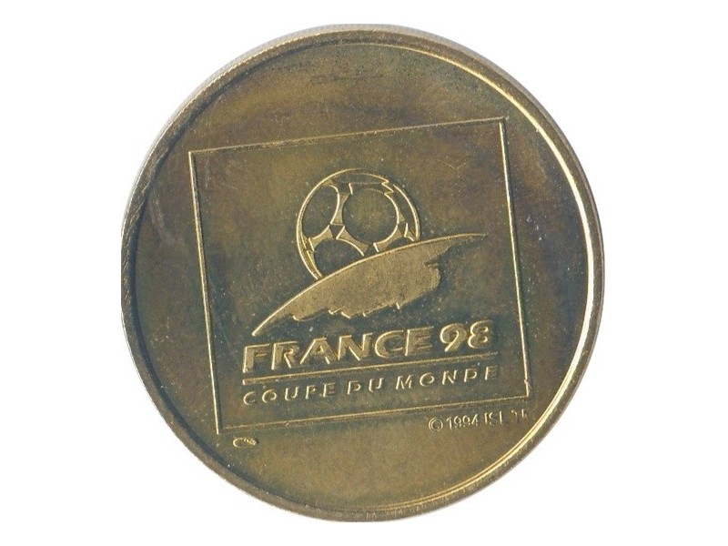 Jeton touristique-Footix 1998