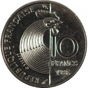 10 Francs Robert SCHUMAN 1986 SPL 2
