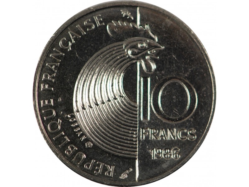 10 Francs Robert SCHUMAN 1986 SPL
