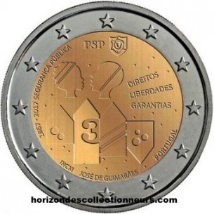 2 Euro PORTUGAL 2017 Fondation de la Police