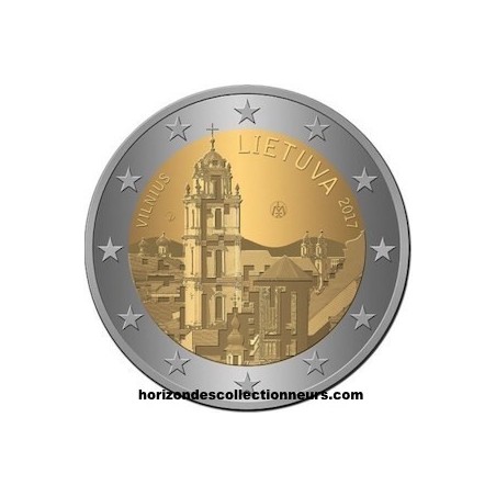 2 Euros LITUANIE 2017 Vilnius