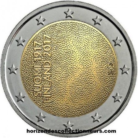 2 € Finlande 2017 - Indépendance-horizondescollectionneurs.com