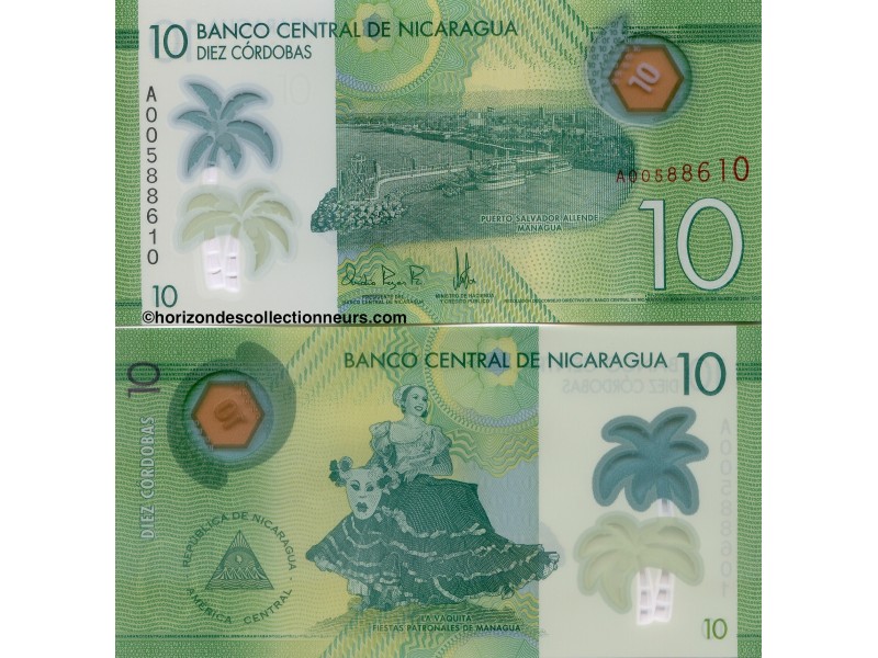 10 Cordobas NICARAGUA P.209 (2015) NEUF