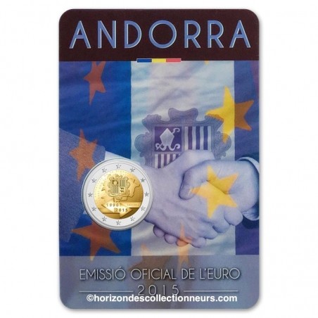 2 Euros ANDORRE 2015  Union douanière