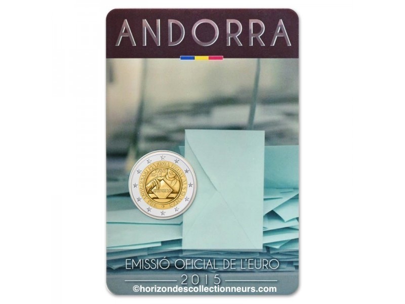 2 Euro ANDORRE 2015  Majorité
