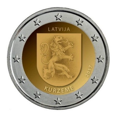 2 Euros LETTONIE 2017 KURZEM