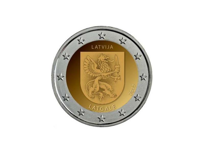 2 Euros LETTONIE 2017 LATGALE