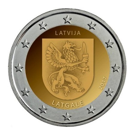 2 Euros LETTONIE 2017 LATGALE