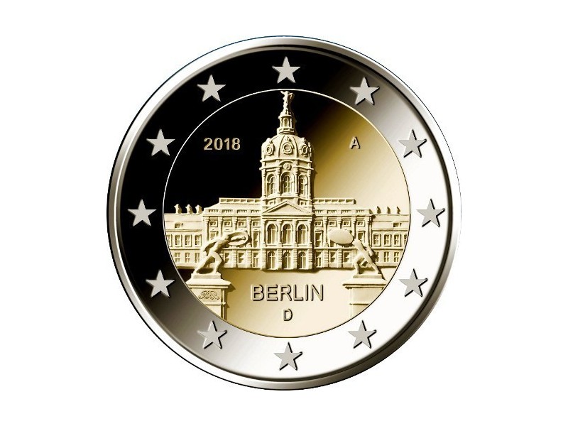 2 Euro Allemagne2018- Château de Charlottenburg