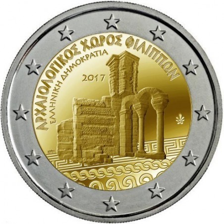 2 Euros Grèce 2017-Site archéologique de Philippes-horizondescollectionneurs.com