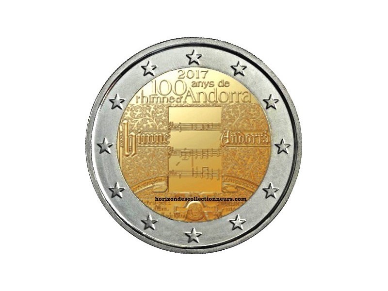2 Euro Andorre 2017- Andorre