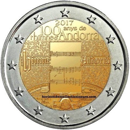 2 Euro Andorre 2017- Andorre