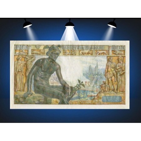 1000 Francs DÉESSE DÉMÉTER 1942