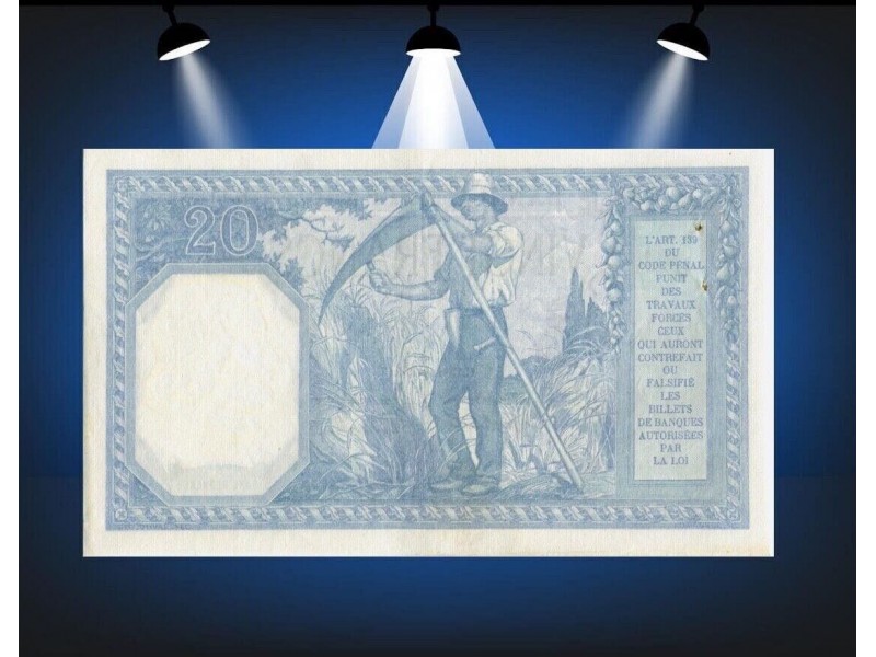 20 Francs Bayard 1916