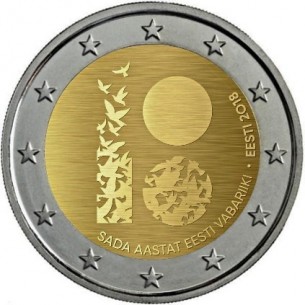 2 Euros Estonie 2018