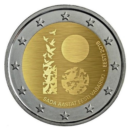 2 Euros Estonie 2018