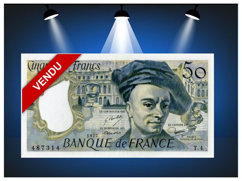 50 Francs Quentin la Tour 1977 F.67.2