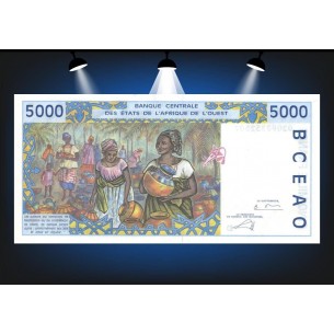 5000 Francs ÉTATS DE L'AFRIQUE DE L'OUEST 2002 P.413Dk 2