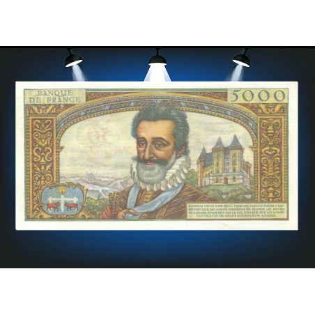 50 NF sur 5000 Francs HENRI IV 1959