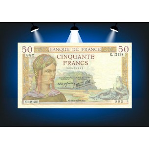 50 Francs Cérès 1940 F.18.38