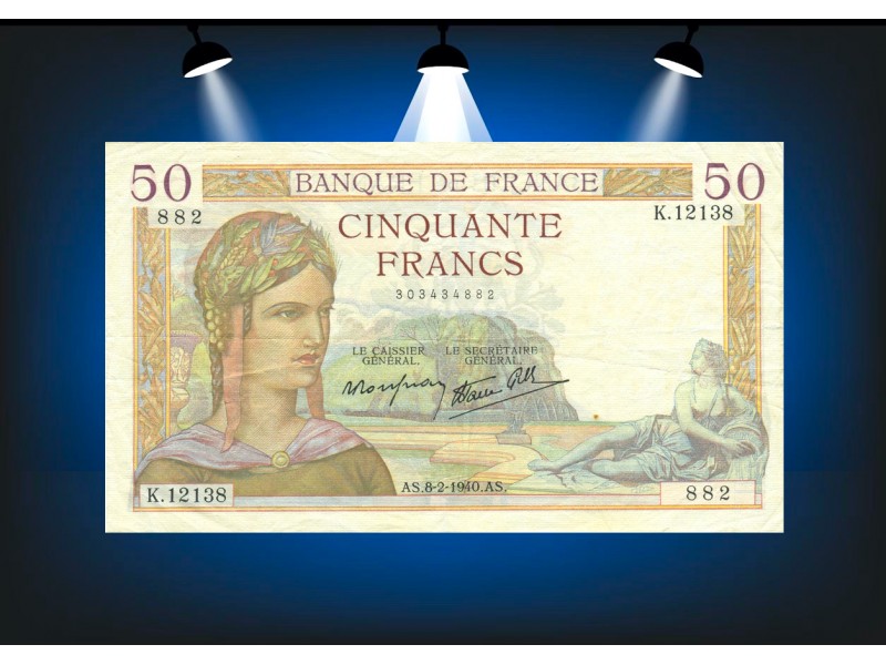 50 Francs Cérès 1940 F.18.38