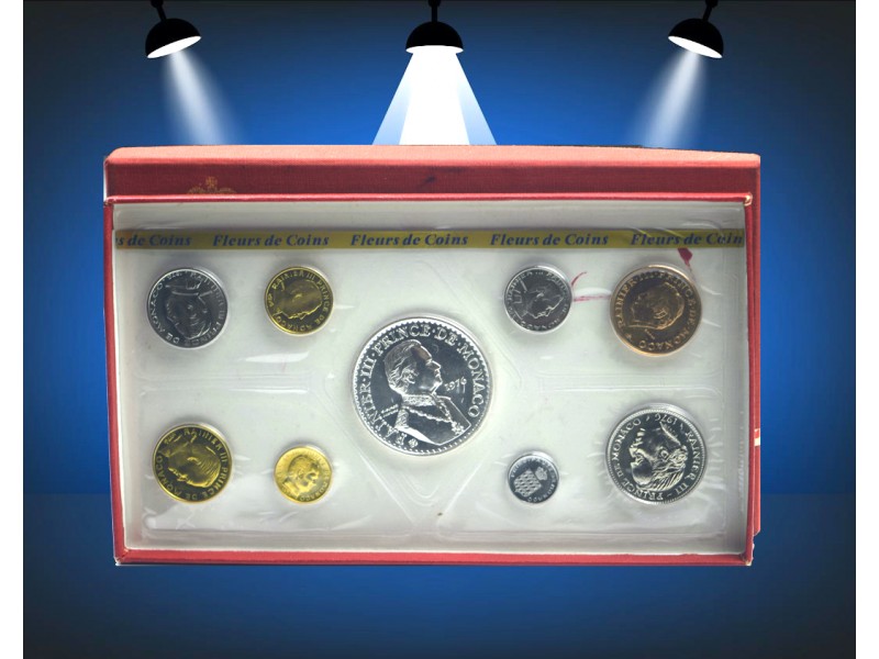 Coffret FDC RAINIER III PRINCE DE MONACO 1976...