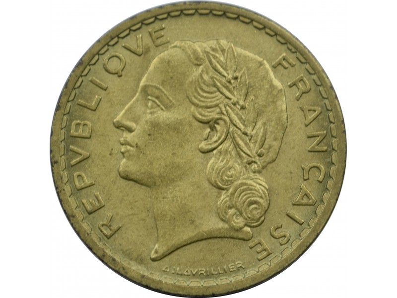 5 Francs Lavrillier Bronze 1940