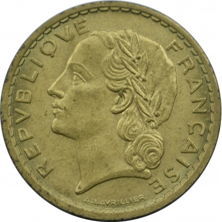 5 Francs Lavrillier Bronze 1940