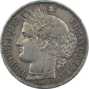 5 FRANCS CERES 1870
