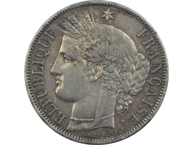 5 FRANCS CERES 1870