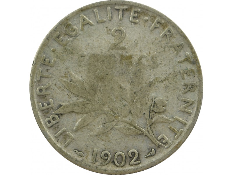 2 Francs Semeuse 1902