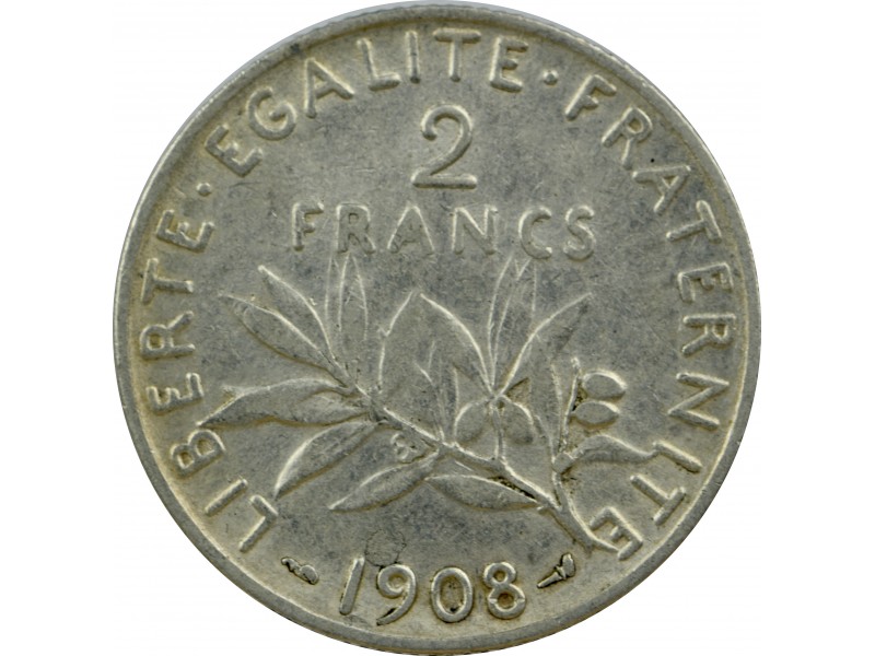 2 Francs Semeuse 1908