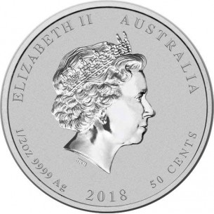 AUSTRALIE 1 Once Chien Dog 2018  argent 1Oz 2