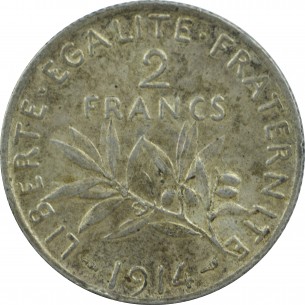 2 Francs Semeuse 1914
