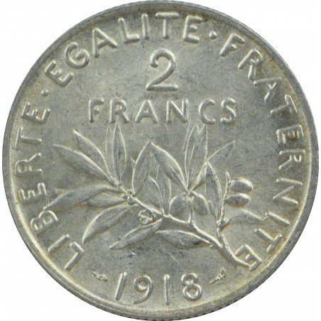 2 Francs Semeuse 1918