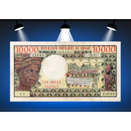 10000 Francs CONGO 1978 -horizondescollectionneurs.com