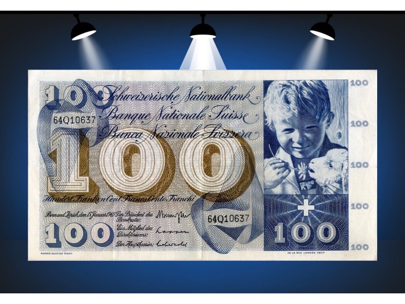 100 Francs SUISSE 1969 -horizondescollectionneurs.com