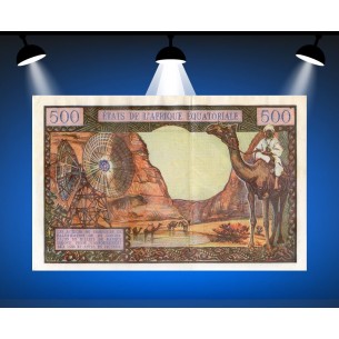500 Francs ÉTATS D'AFRIQUE ÉQUATORIALE (CHAD) 1965 P.4e 2