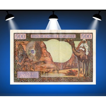 500 Francs ÉTATS D'AFRIQUE ÉQUATORIALE (CHAD) 1965 P.4e