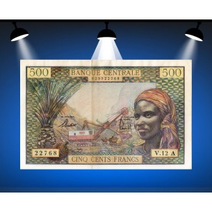 500 Francs ÉTATS D'AFRIQUE ÉQUATORIALE (CHAD) 1965 P.4e