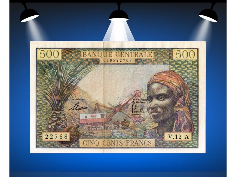 500 Francs ÉTATS D'AFRIQUE ÉQUATORIALE (CHAD) 1965 P.4e