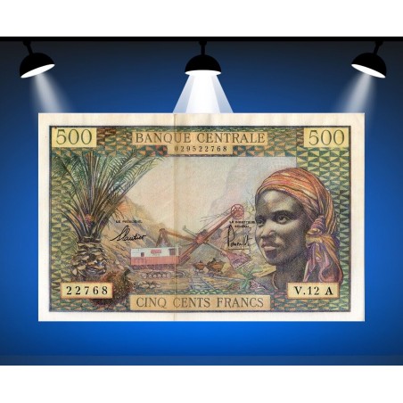 500 Francs ÉTATS D'AFRIQUE ÉQUATORIALE (CHAD) 1965 P.4e