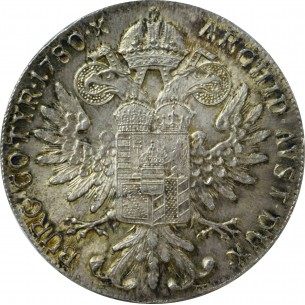 1 Thaler AUTRICHE 1780 Vienne Marie-Thérèse -Refrappe 2