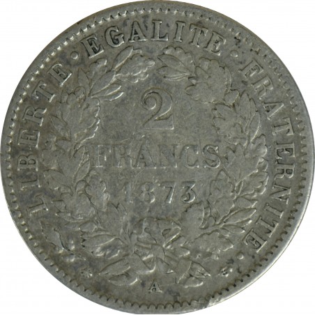 2 Francs Cérès 1873 Paris